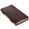 Handmade Leather Journal with embossed motive Three heart in One Heart - Outlet